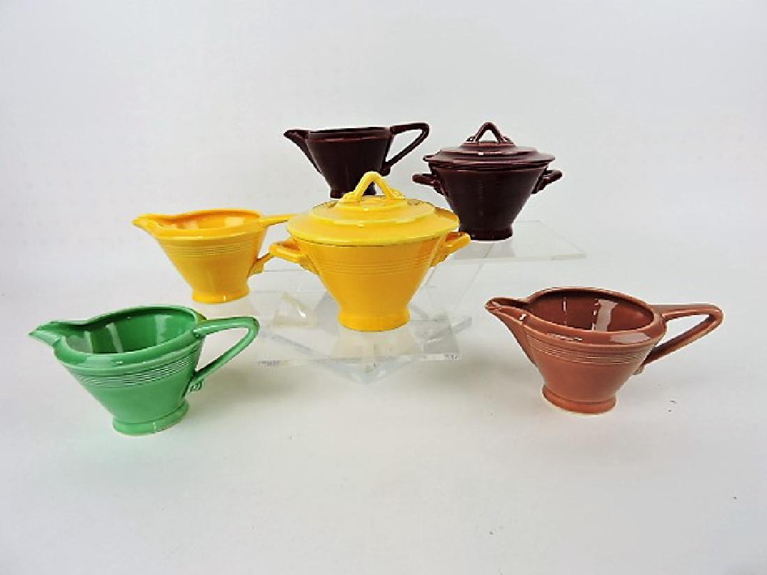 Fiesta Harlequin, cream & sugar group- (1 of 1)