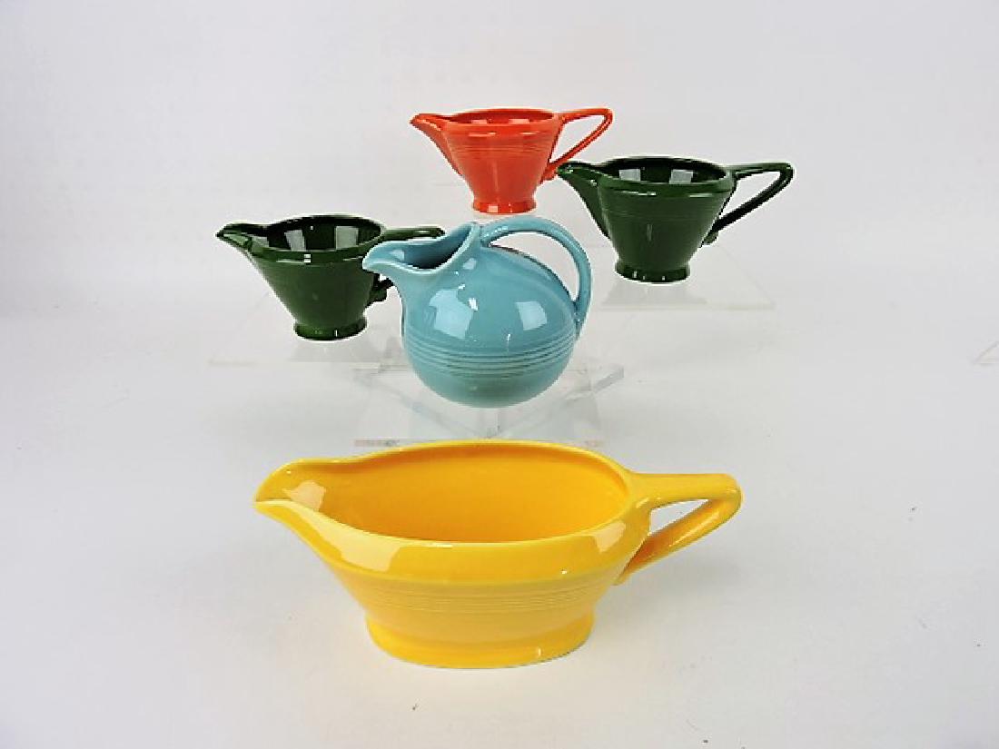 Fiesta Harlequin, group- 3 creamers, novelty (1 of 1)