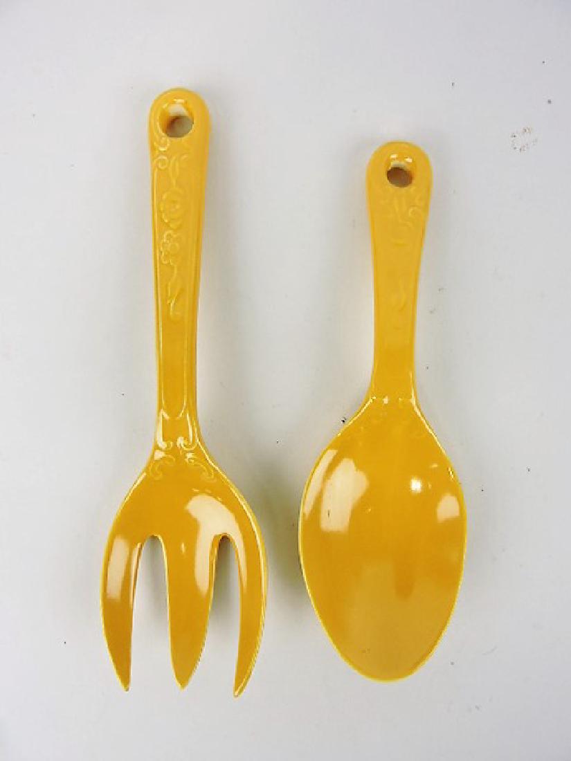 Fiesta Kitchen Kraft yellow fork and spoon (1 of 1)