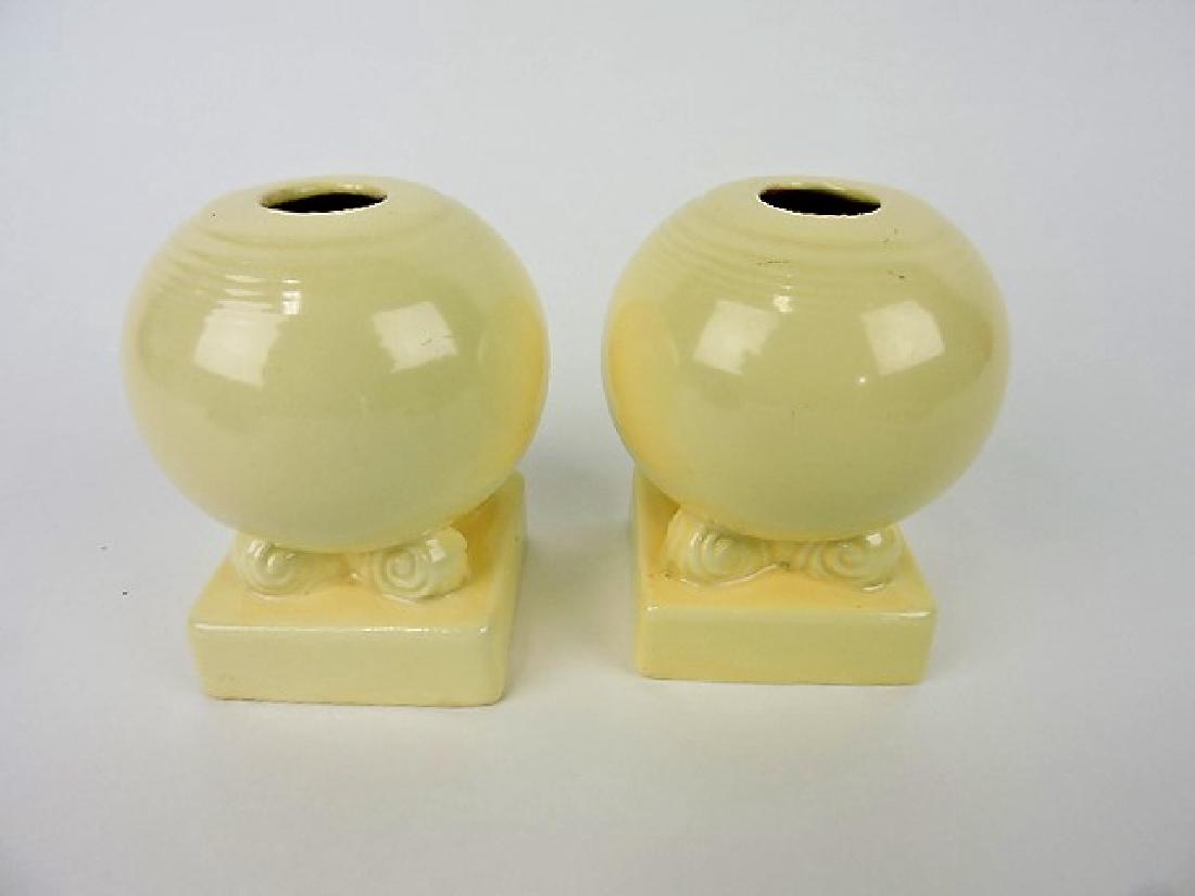 Fiesta bulb candle holder, pair, ivory (1 of 1)