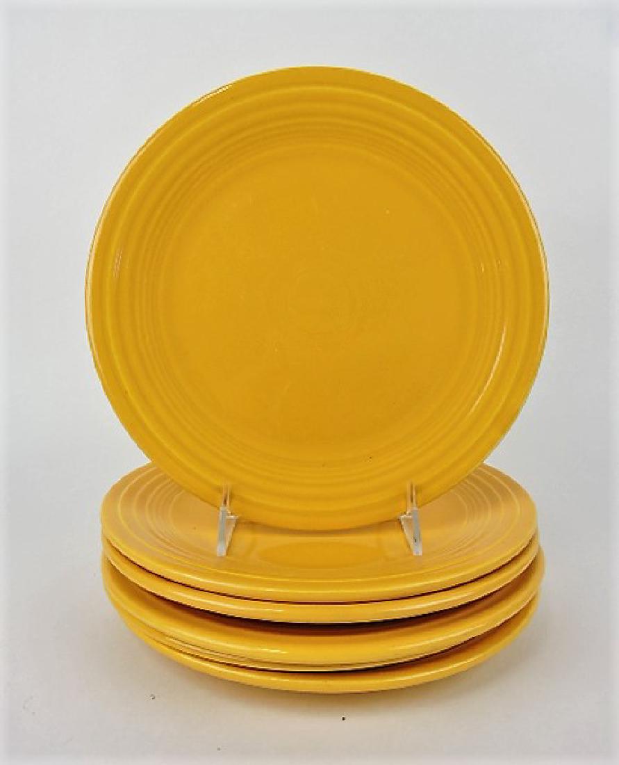 Fiesta 9" plate group, 6 yellow (1 of 1)