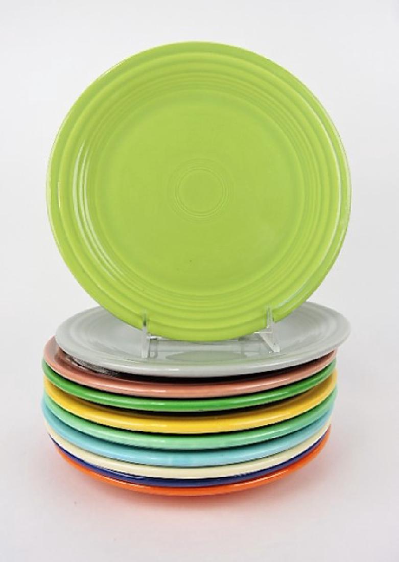Fiesta 9" plate group, 10 different colors (1 of 1)