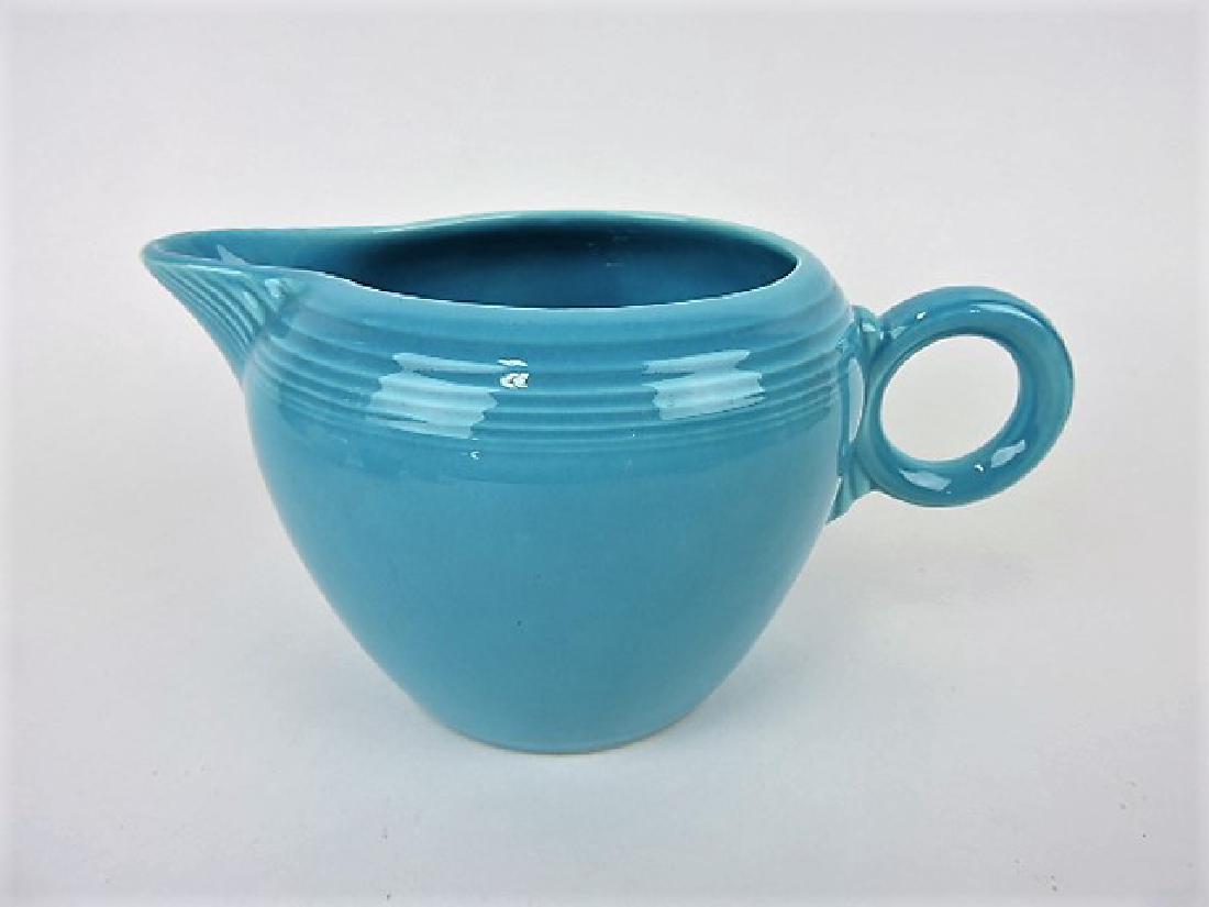 Fiesta two pint jug, turquoise (1 of 1)