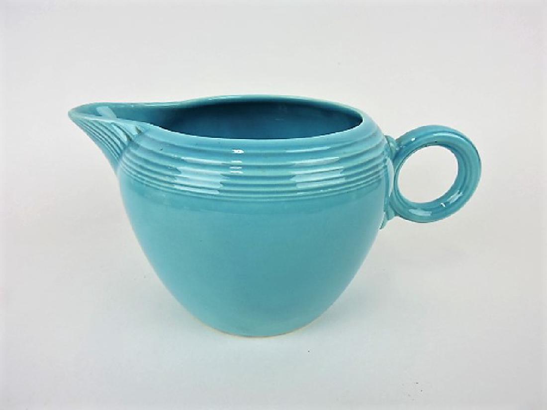 Fiesta two pint jug, turquoise (1 of 1)