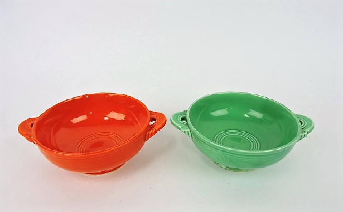 Fiesta cream soup group, red & green (1 of 1)