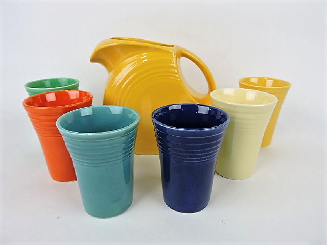 Fiesta 7 piece water set- yellow disk water (1 of 1)