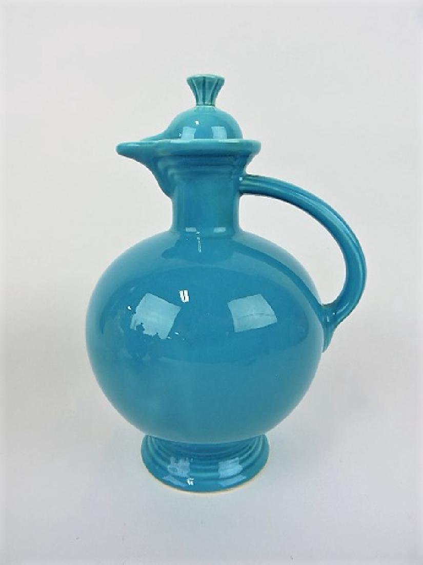 Fiesta water carafe, turquoise (1 of 1)