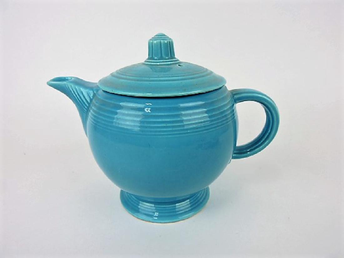 Fiesta medium teapot, turquoise (1 of 1)