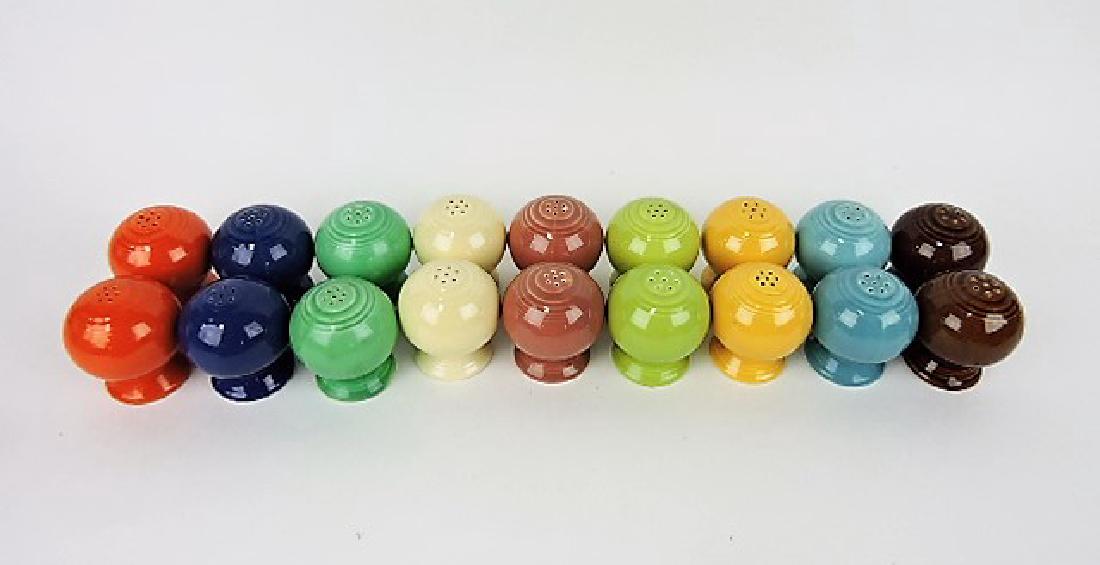 Fiesta salt & pepper, group, 9 pair (1 of 1)