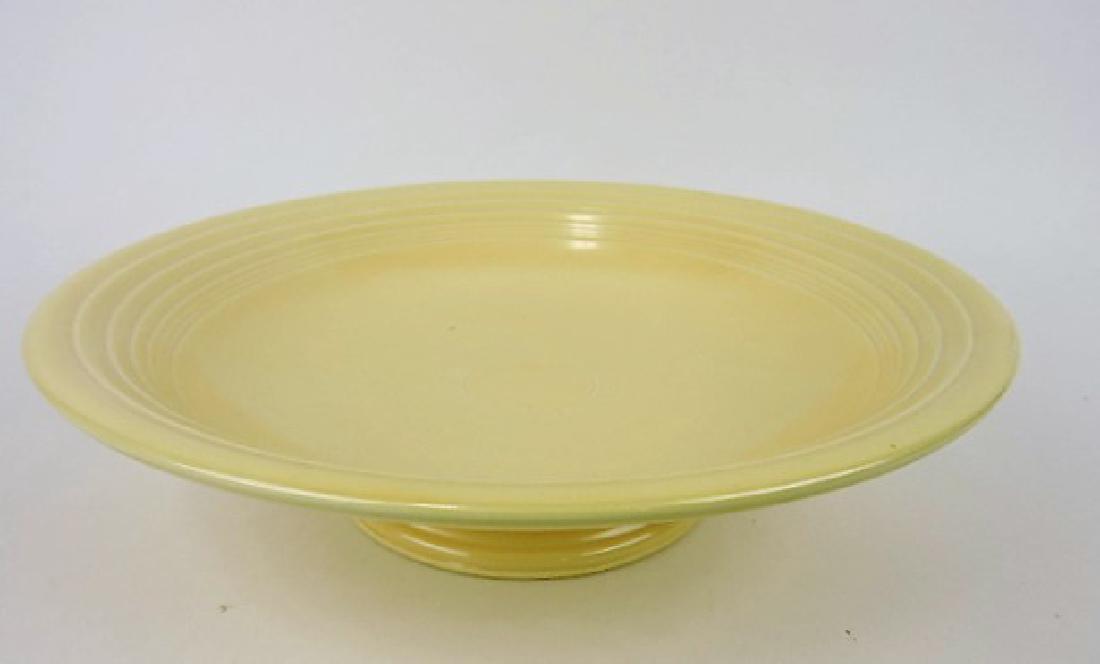 Fiesta 12" compote, ivory, factory burr (1 of 1)