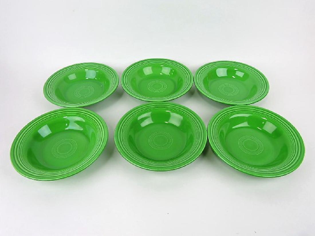 Fiesta deep plate group, 6 medium green (1 of 1)