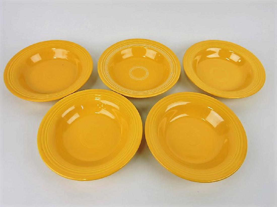 Fiesta deep plate group, 5 yellow (1 of 1)