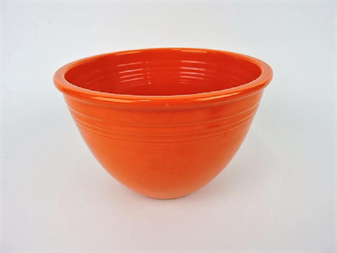 Fiesta #5 mixing bowl, red, minor rim nick (1 of 1)