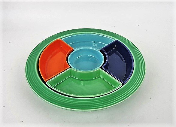 Fiesta relish tray - (1 of 1)