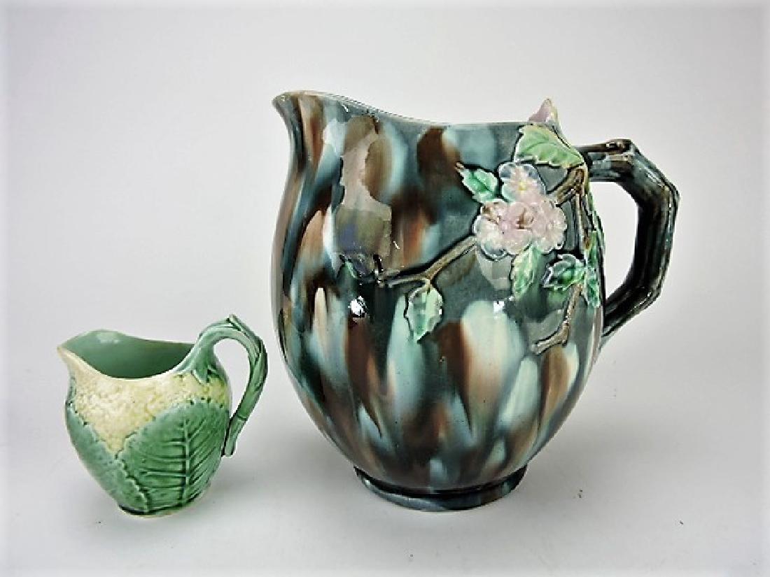 Etruscan majolica Hawthorne pitcher and (1 of 1)