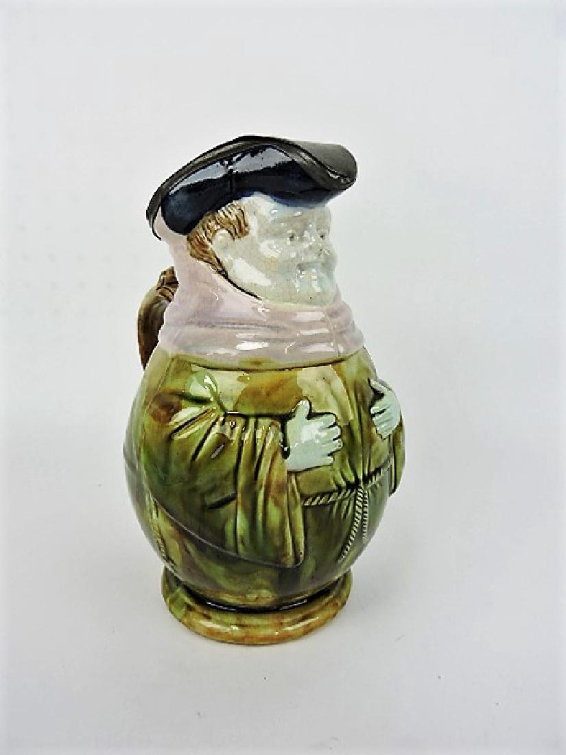 Majolica toby jug with pewter top (1 of 1)