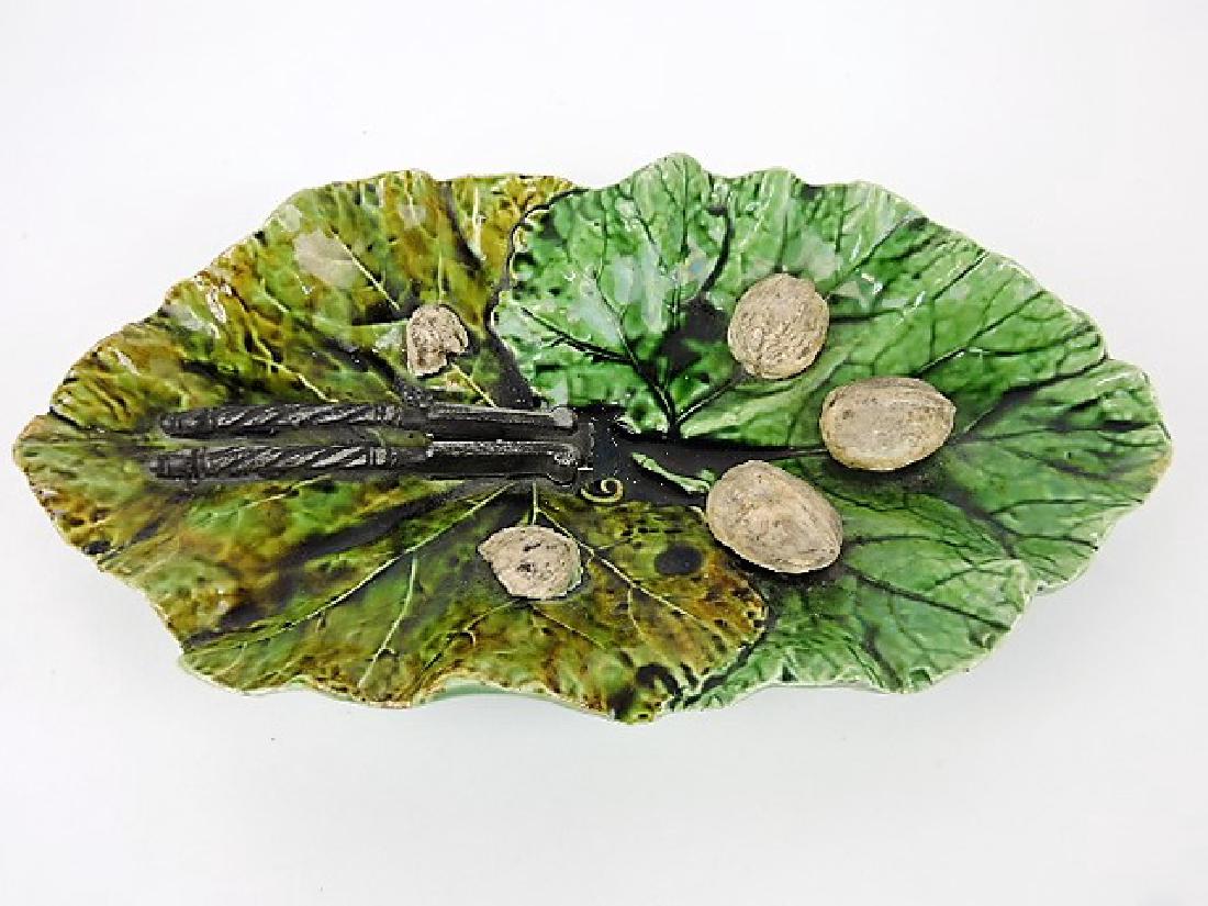 Bretby (attributed) leaf tray with nutcracker and (1 of 1)