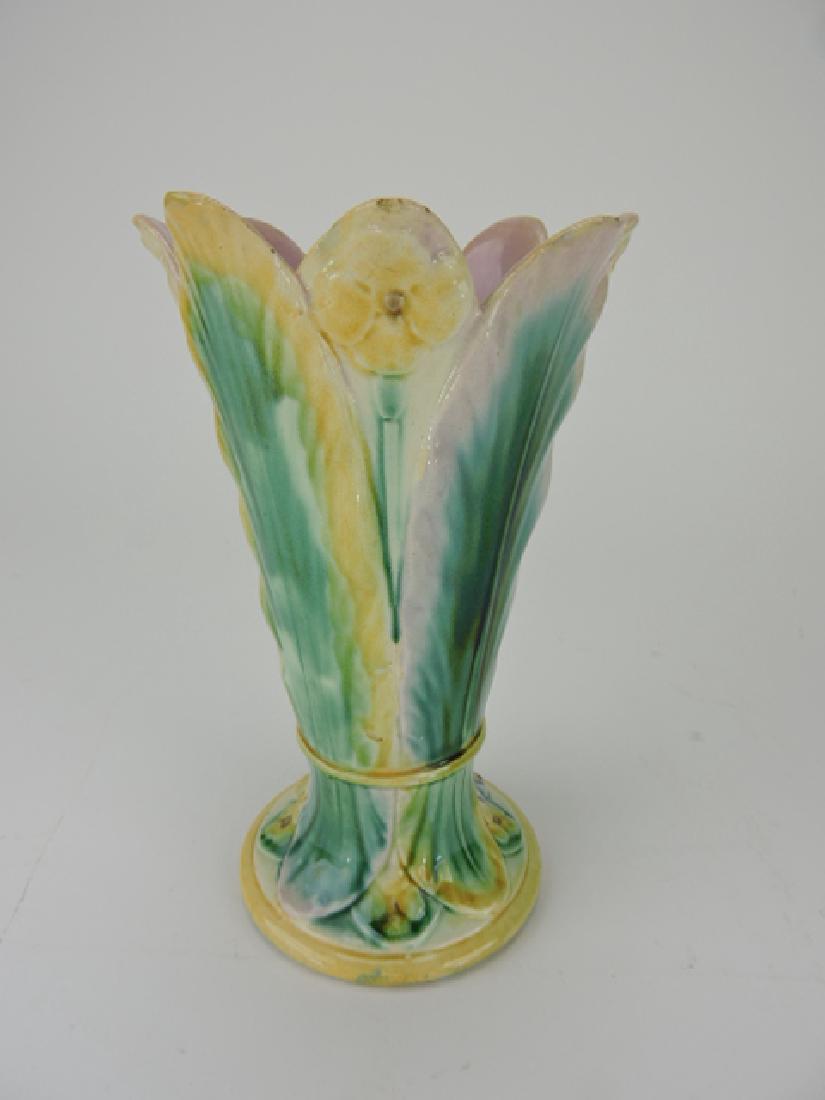 Etruscan majolica celery vase, 8 1/2" (1 of 1)