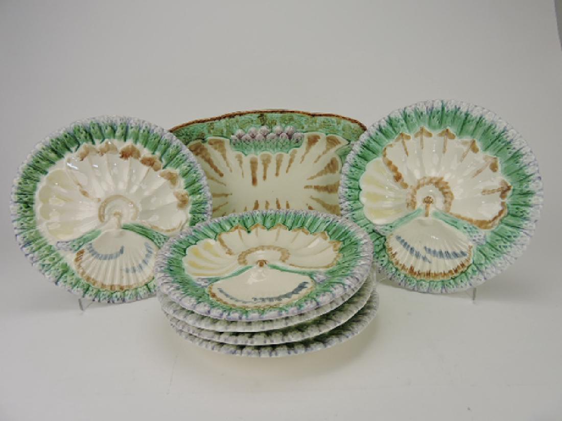 Longchamp majolica 7 piece asparagus set wtih 13" (1 of 1)