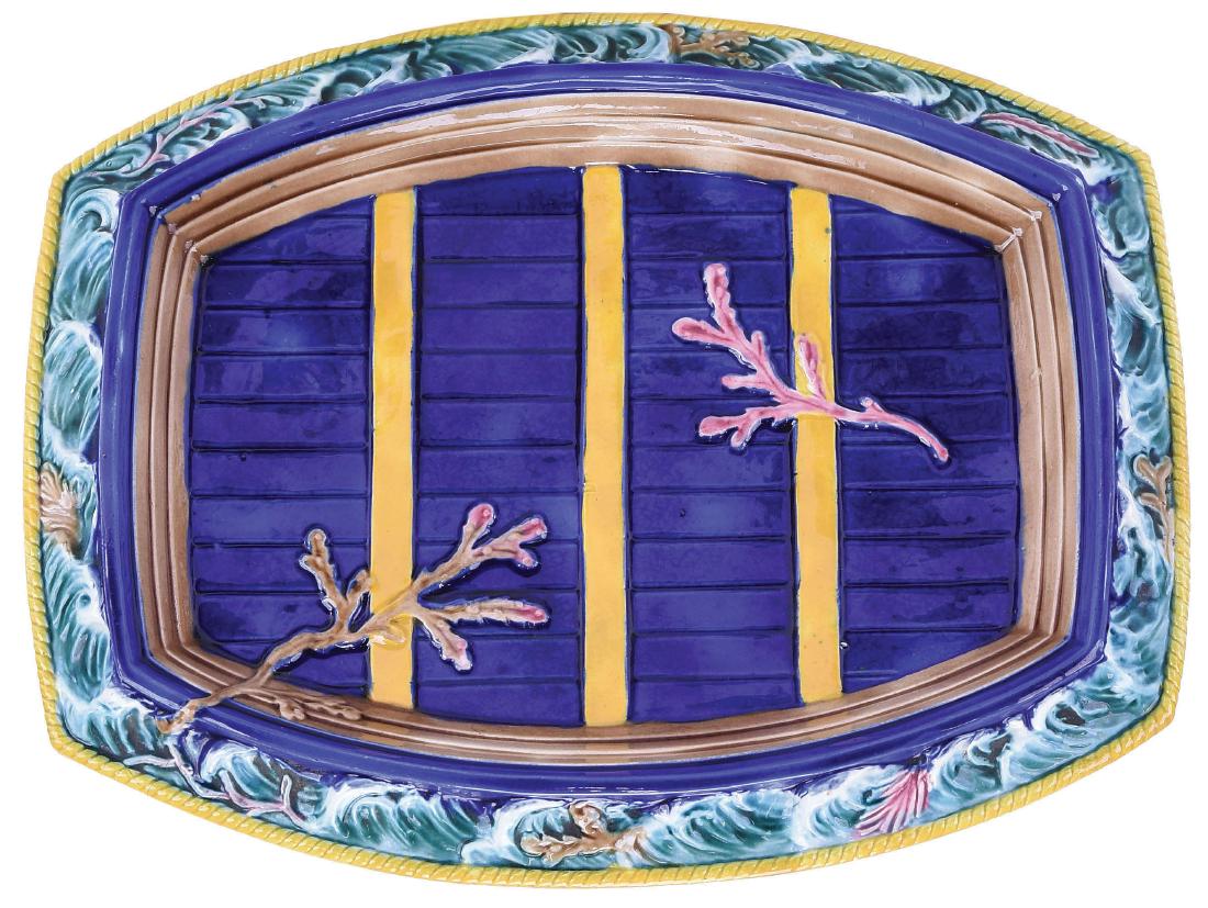 Wedgwood Majolica "Ocean"™ Bread Tray c.1875 (1 of 1)