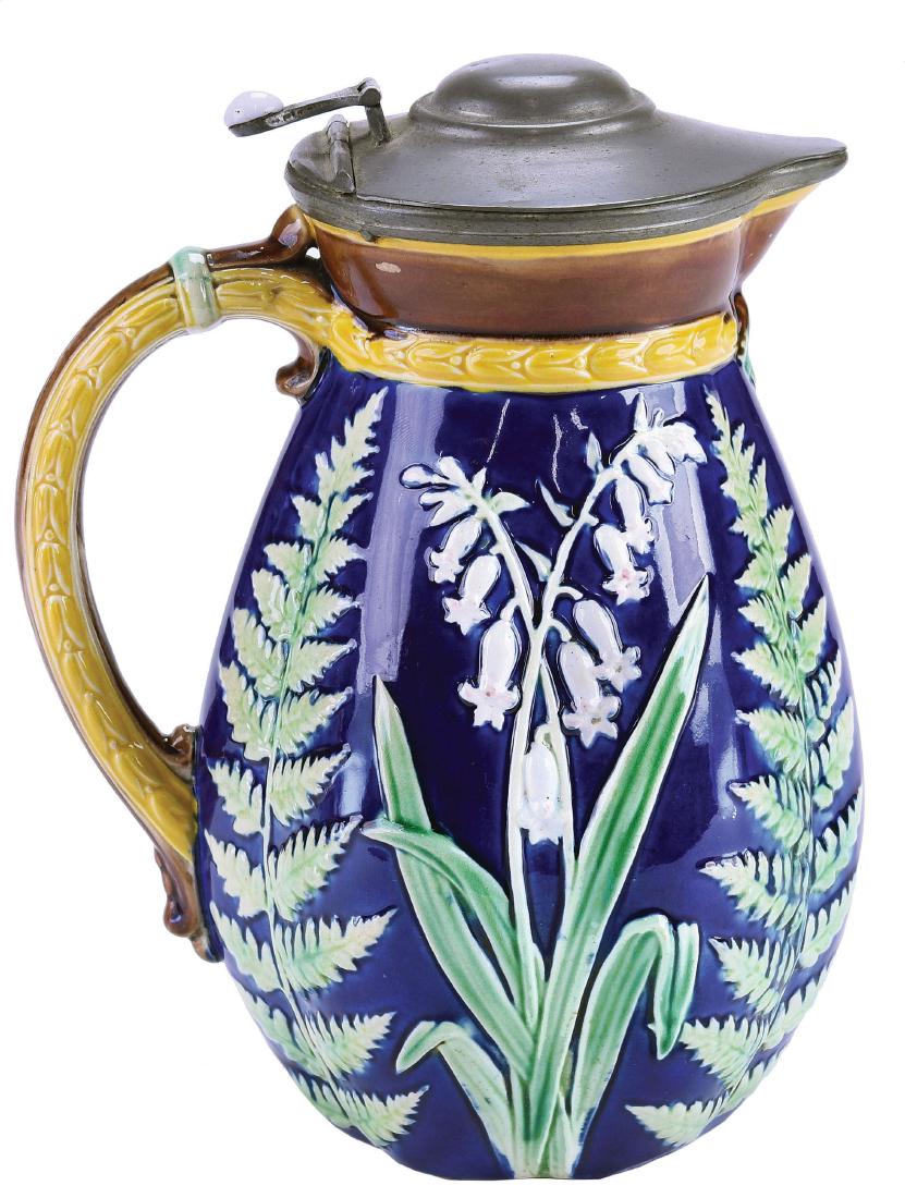 T.C. Brown Westhead Moore & Co Majolica Pitcher (1 of 1)