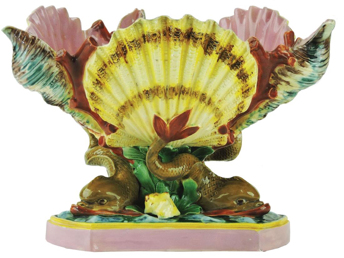 A Very Rare Royal Worcester Majoica Bowl c.1875 (1 of 1)