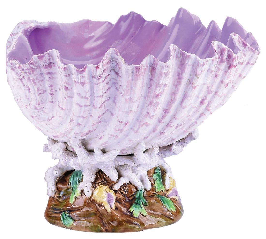 George Jones Majolica Shell Planter c.1875 (1 of 1)