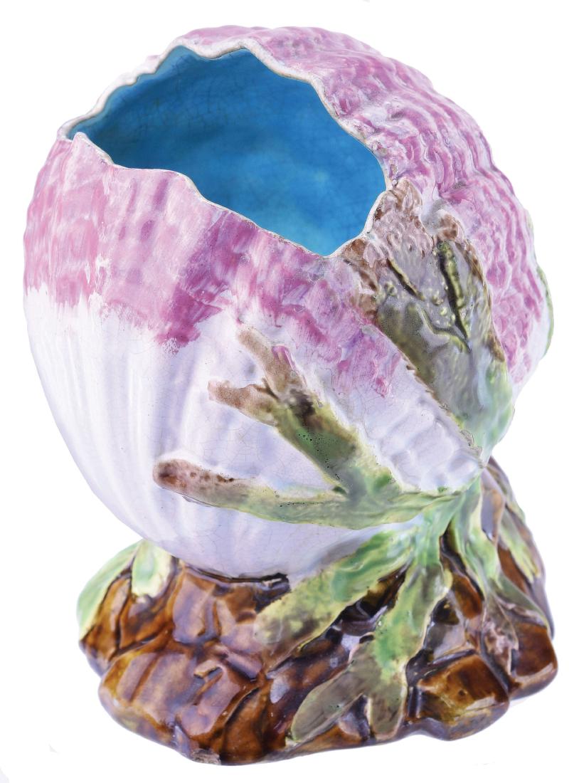 Very Rare George Jones Majolica Shell Spoon (1 of 1)