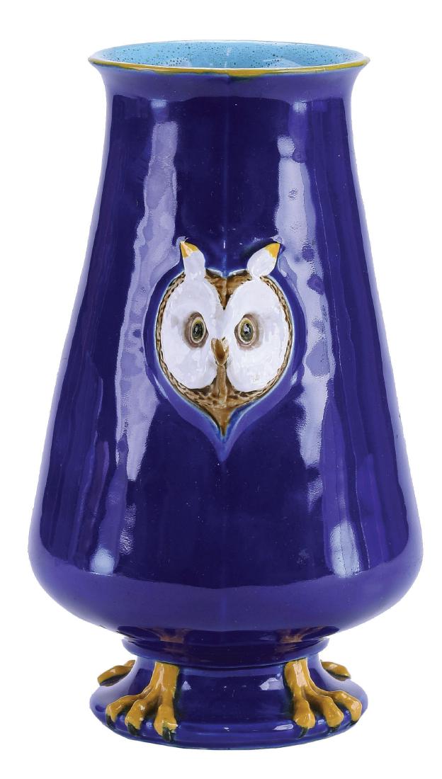 Rare Minton Majolica Reformist Vase c.1875, (1 of 1)