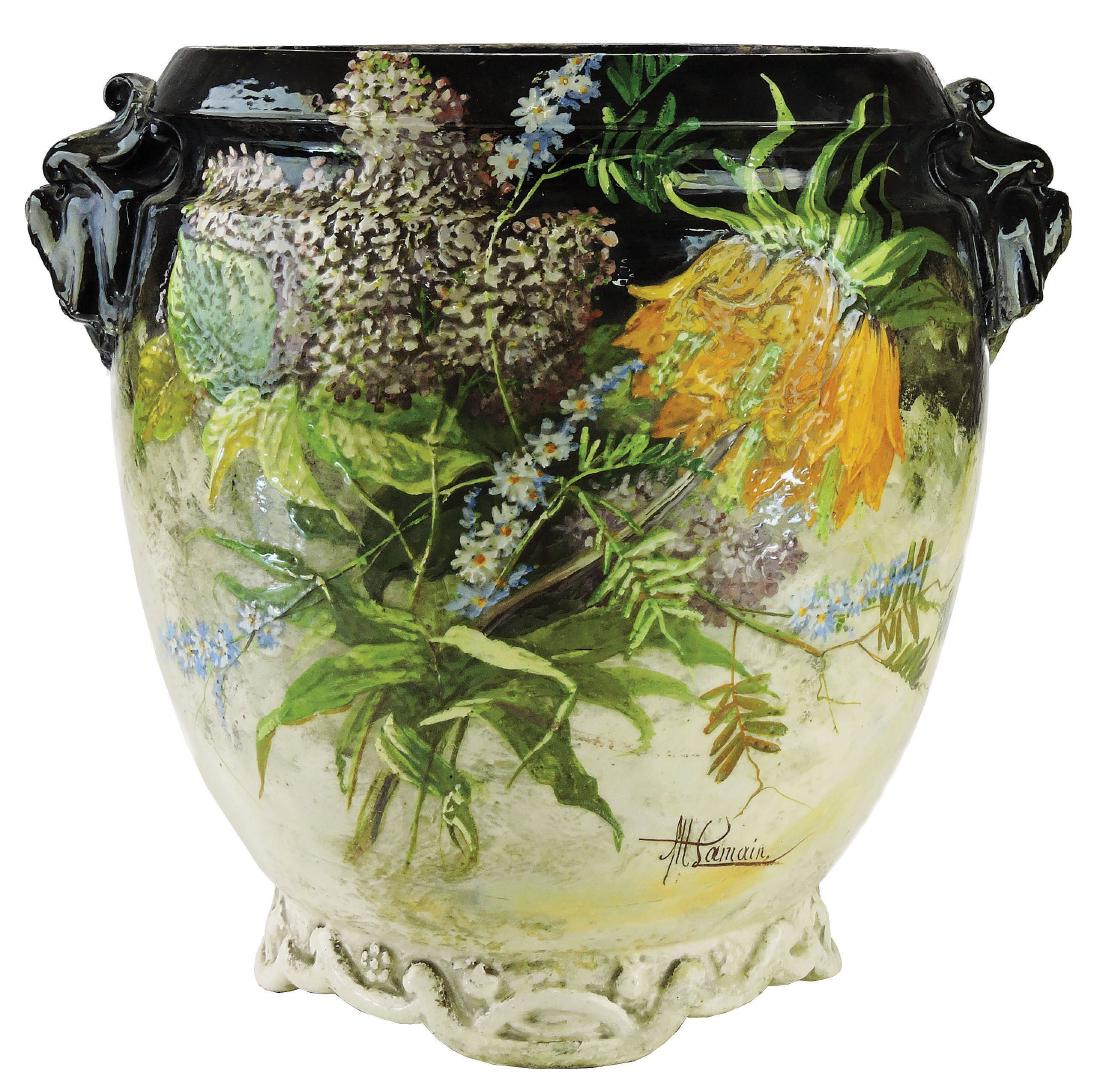 Very Rare Large Galle Floor Jardiniere c.1890, (1 of 1)