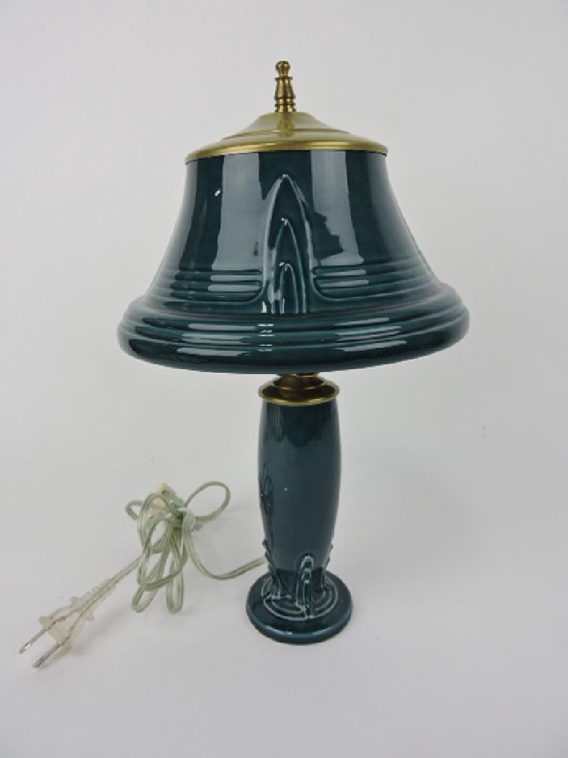 Fiesta Post 86 juniper dresser lamp made (1 of 2)