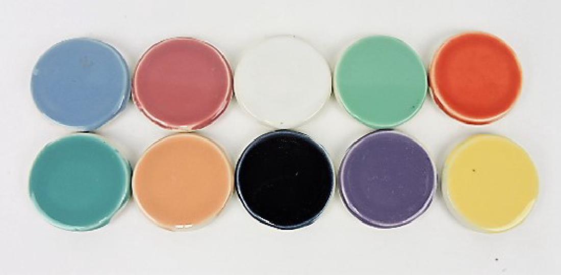 RARE Fiesta Post 86 lot of 10 test color (1 of 2)