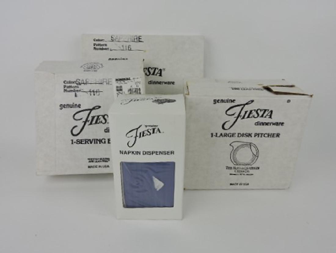 Fiesta Post 86 sapphire lot of 4 NIB pieces: (1 of 1)
