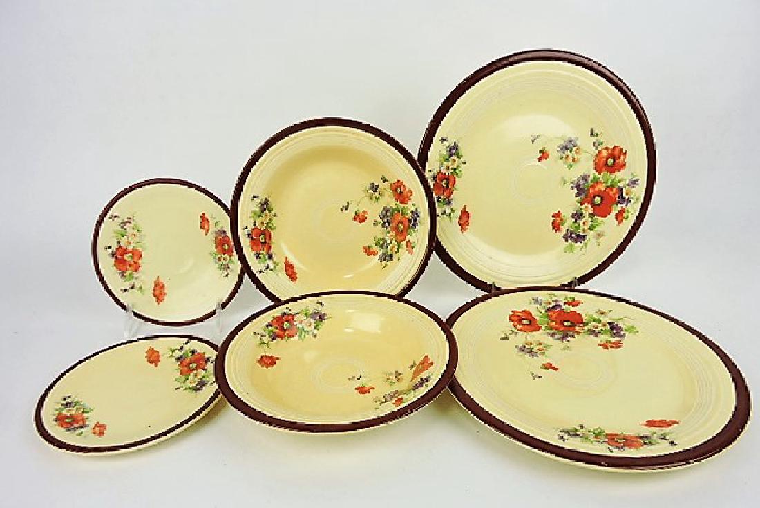 Fiesta ivory set: 2 - 10" and 2 - 6" plates, (1 of 1)