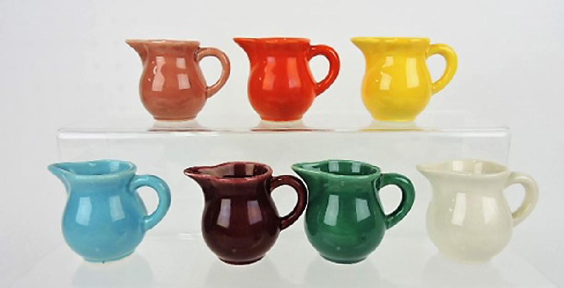 Fiesta Harlequin individual creamer lot of 7, (1 of 1)