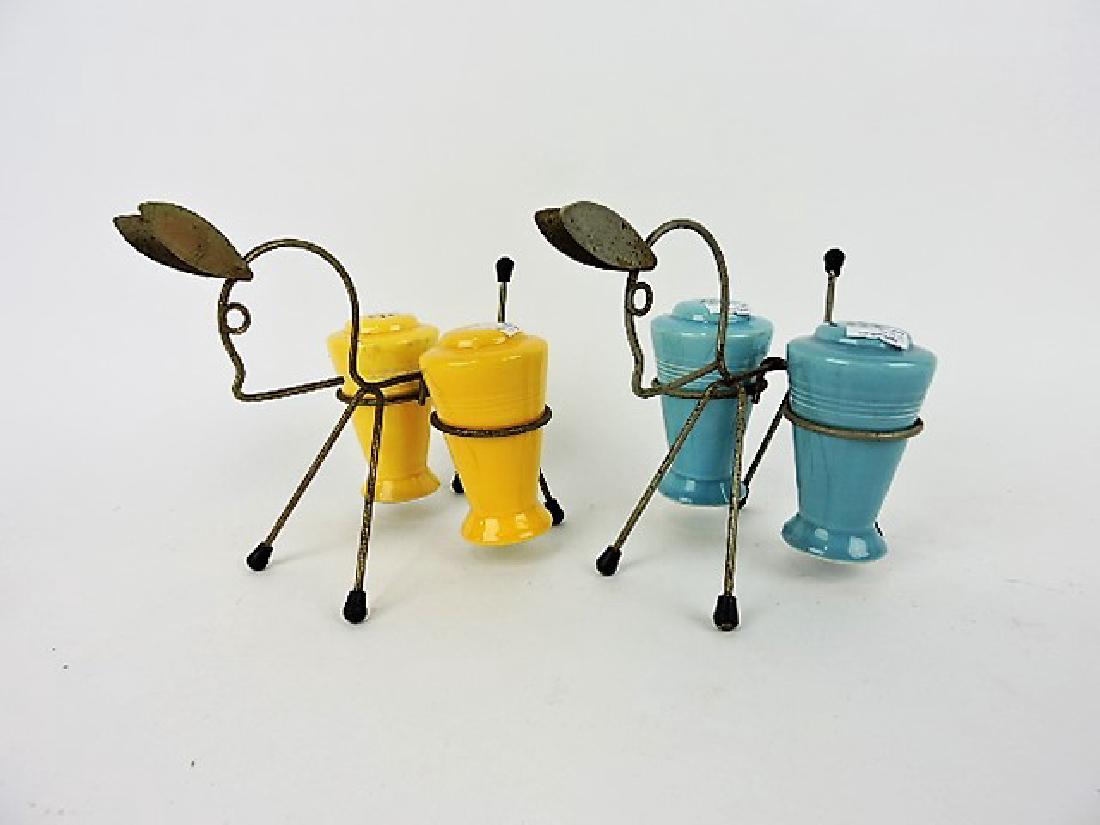 Fiesta Harlequin lot of 2 pair salt & pepper (1 of 1)