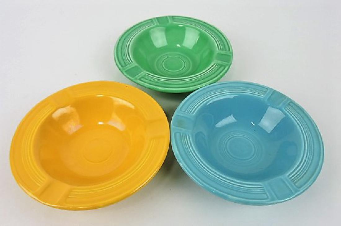 Fiesta ashtray group: turquoise, green, (1 of 1)