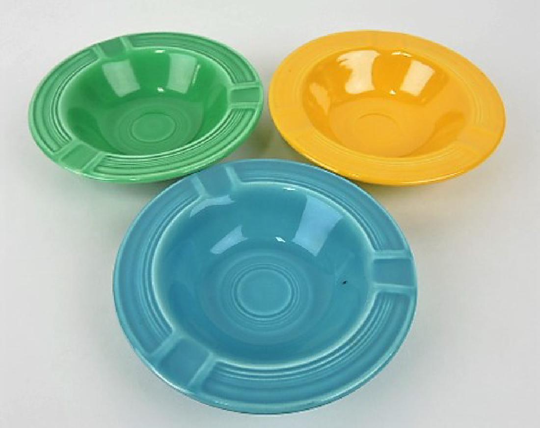Fiesta ashtray group: turquoise, green, (1 of 1)