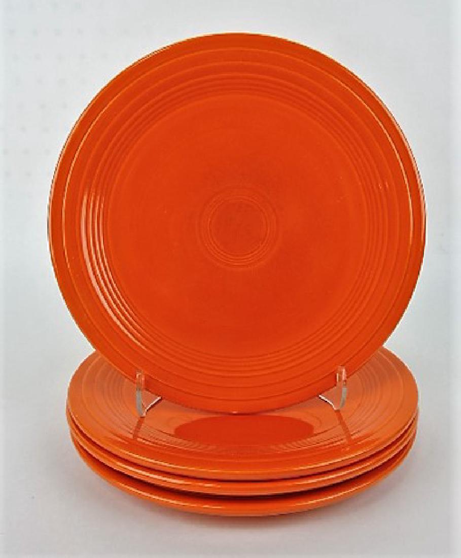 Fiesta 9" plate group, 4 red (1 of 1)
