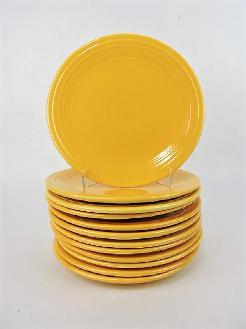 Fiesta 9" plate group, 12 yellow (1 of 1)