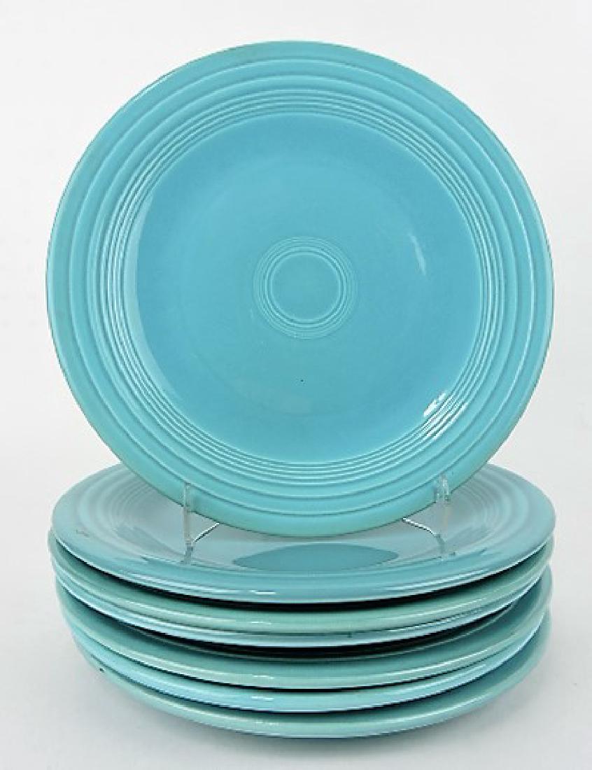 Fiesta 10" plate group, 7 turquoise (1 of 1)
