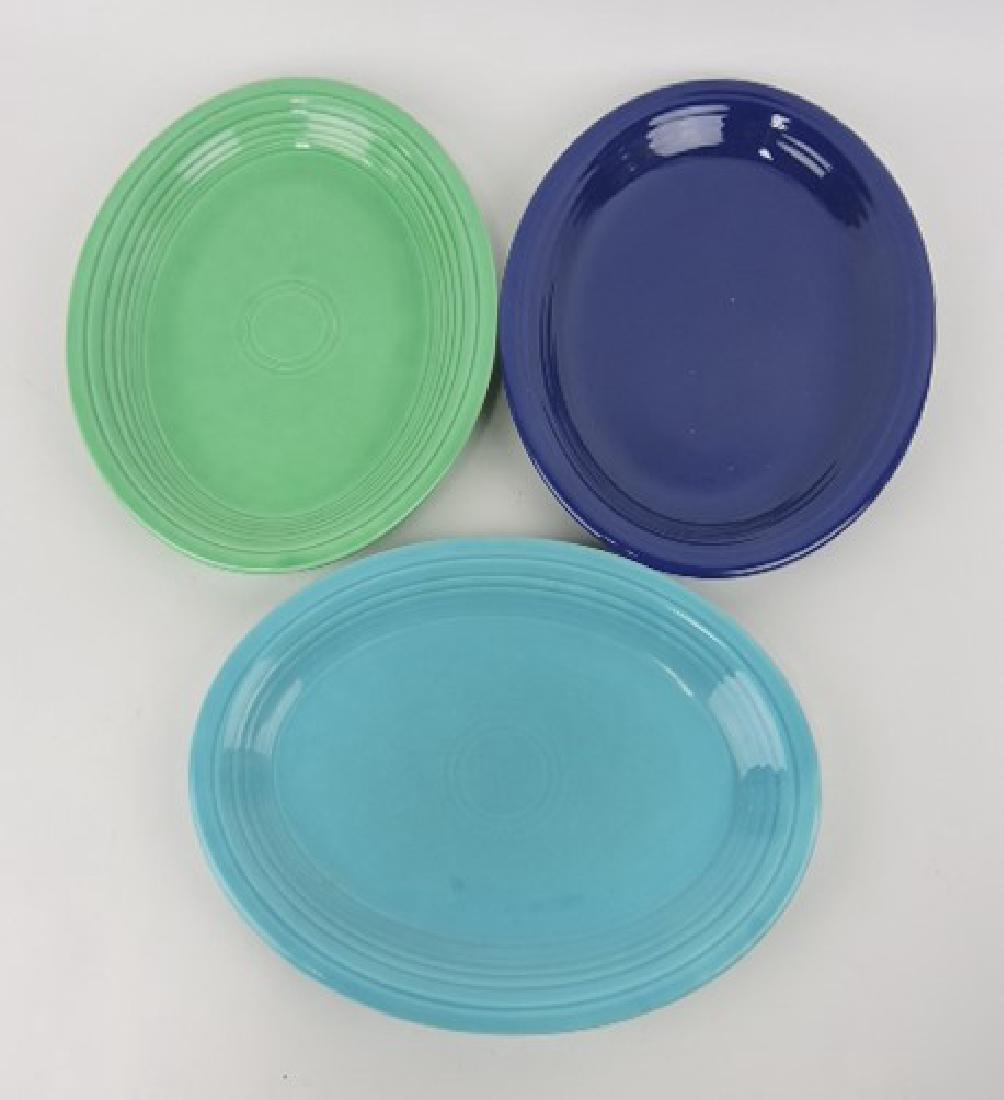 Fiesta platter group, cobalt, turquoise, (1 of 1)