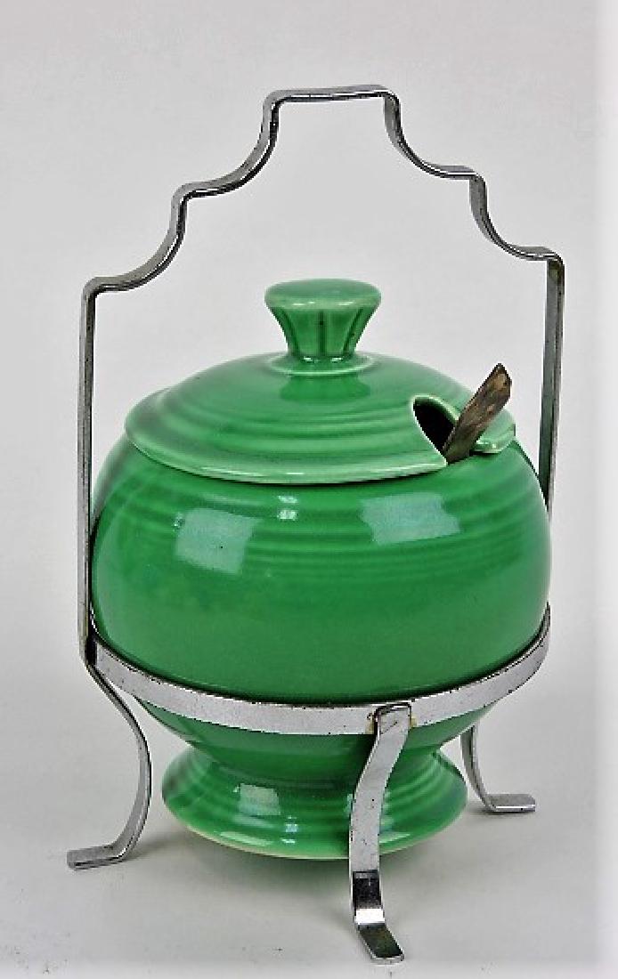 Fiesta marmalade, green with chrome Art Deco (1 of 1)