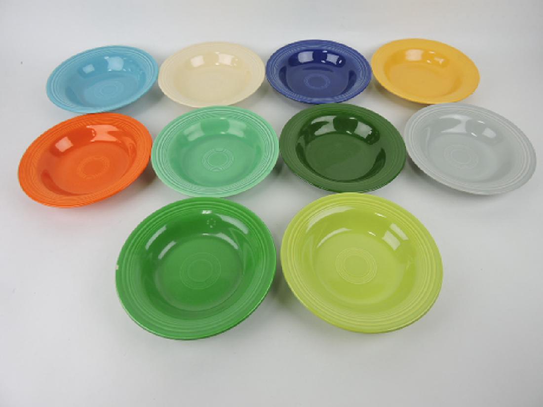 Fiesta deep plate group: 10 colors, (1 of 1)