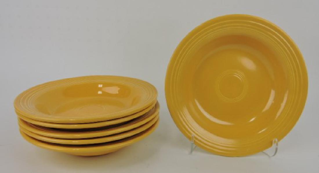 Fiesta deep plate group: 6 yellow (1 of 1)