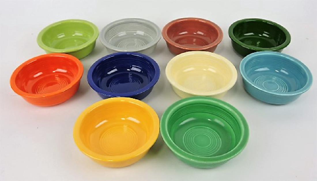 Fiesta 4 3/4" fruit bowl group, 10 different (1 of 1)