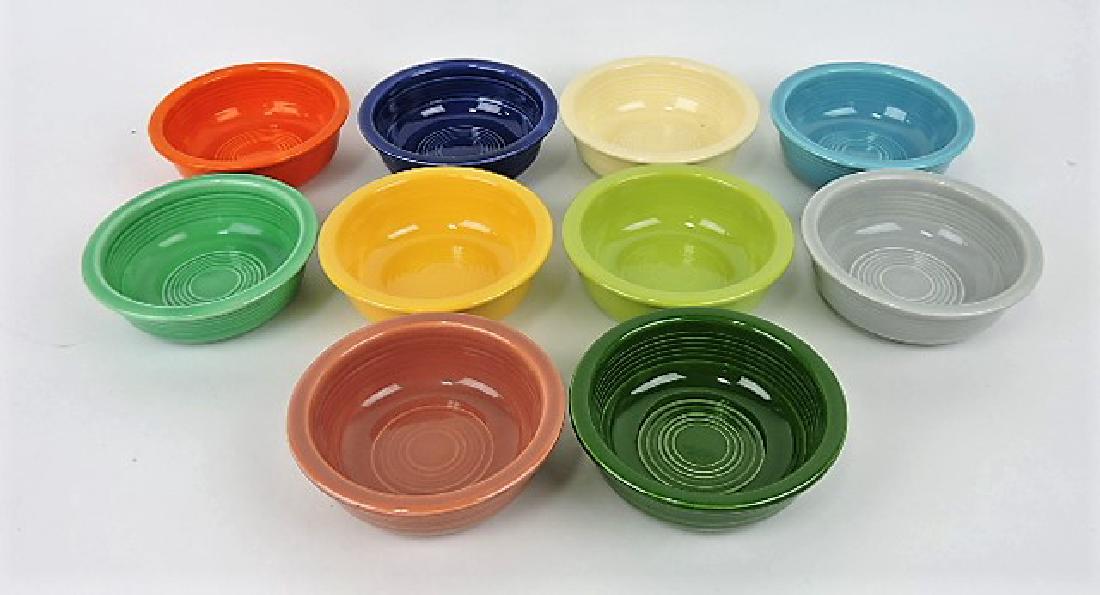 Fiesta 4 3/4" fruit bowl group, 10 different (1 of 1)