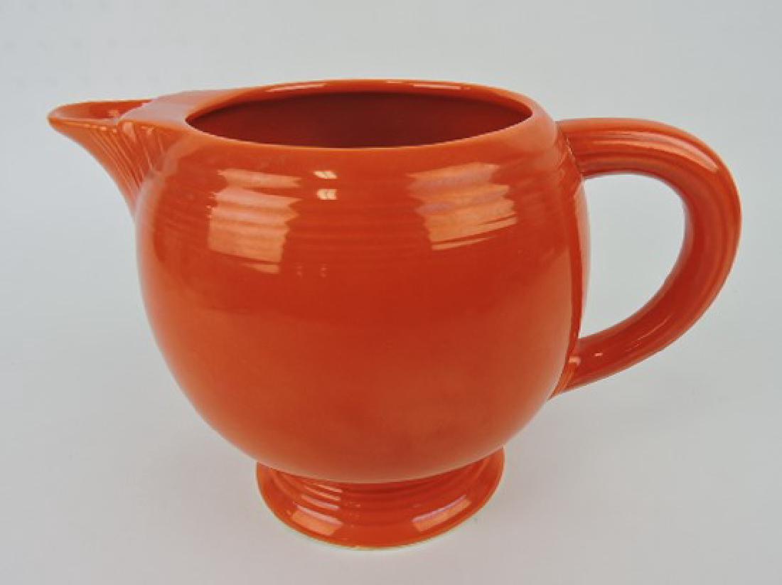 Fiesta ice lip pitcher, red (1 of 1)