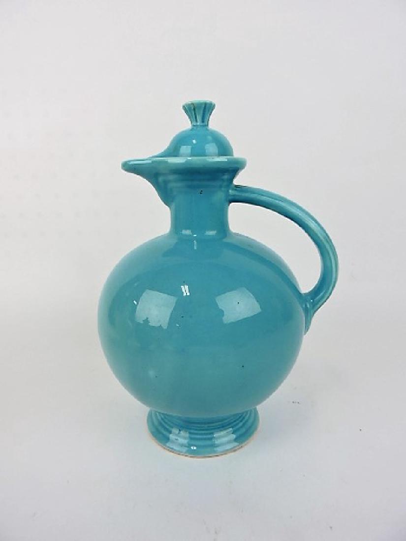 Fiesta water carafe, turquoise (1 of 1)