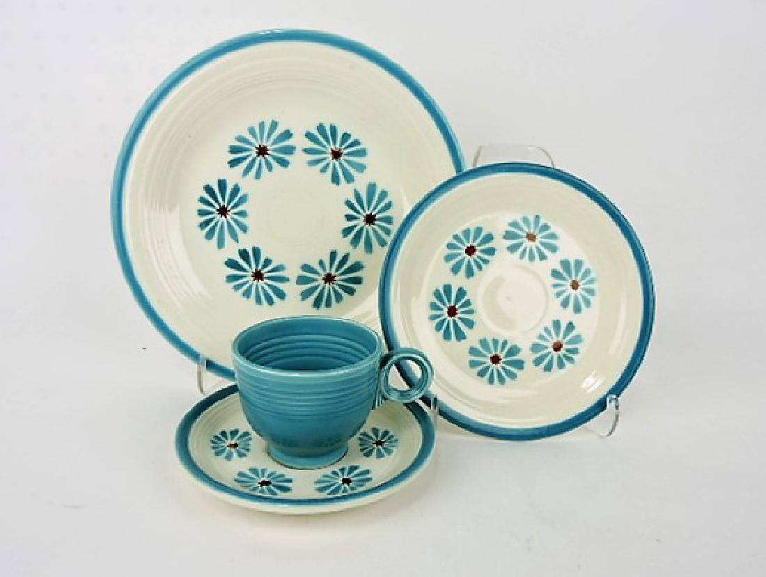 Fiesta Hawaiian Daisy 4 piece place: setting for 4